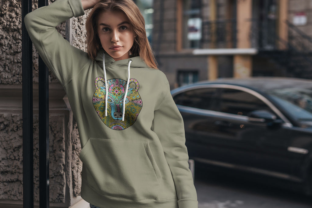 Visualize your highest self with our luxury Hand Drawn Hoodies, depicting some of the most important symbols and spirit animals. Organic Cotton. Custom Hoodies, Organic Cotton Hand Drawn in Chelsea, London by Sofia Adamova. Beautifully hand-drawn design 